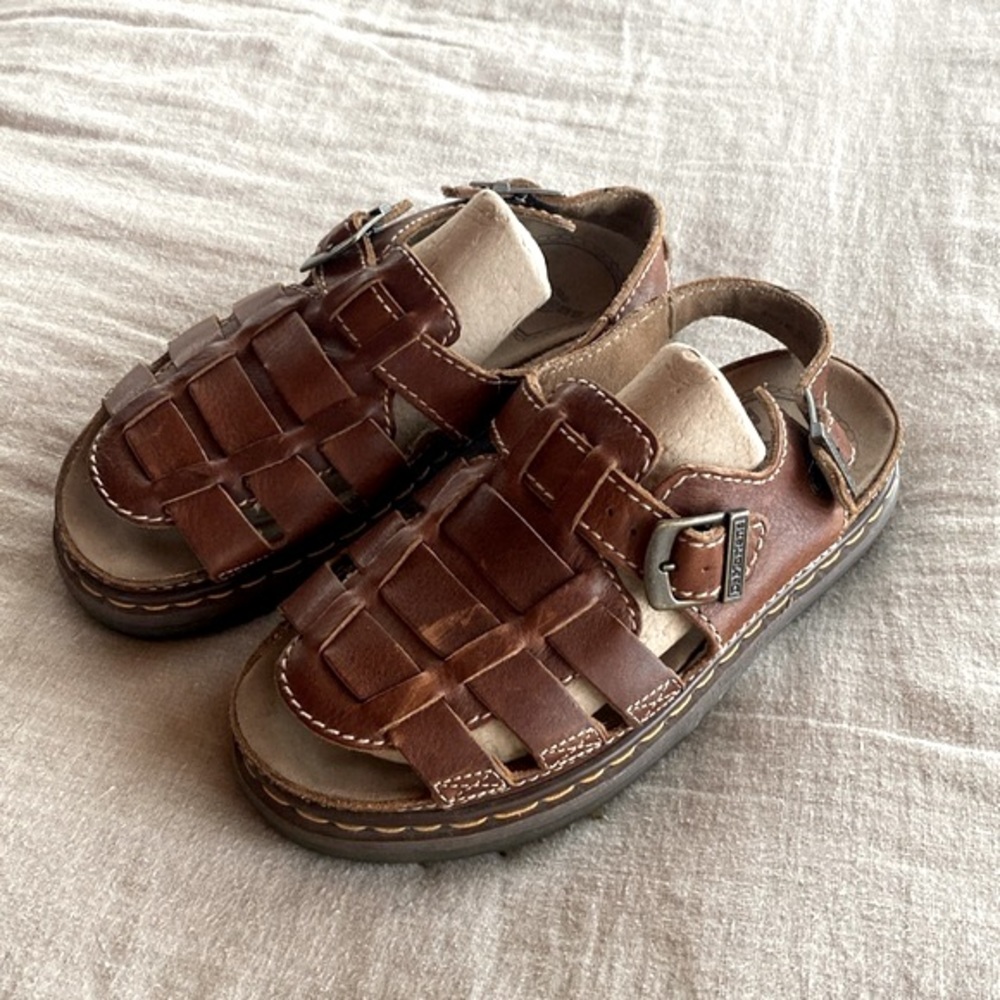 Vintage Doc Martens Leather Sandals - Picture 1 of 9